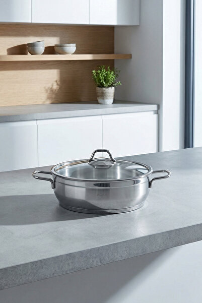 ACAR Oală plată din oțel Karat - 26 Cm MSTO0102