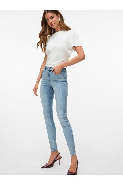 Vero Moda Skinny Jeans VMSOPHIA Hohe Taille Skinny Fit Jeans