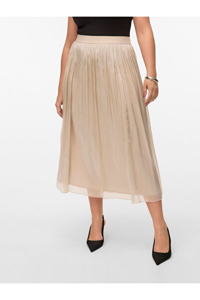 Veromoda Curve Rock VMCVIPS Mittlere Taille Langer Rock