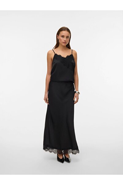 Vero Moda Rock VMJULIA Hohe Taille Langer Rock