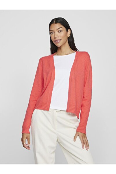 VILA Strickjacke VIRIL Kurzer offener