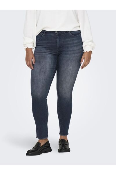 Only Carmakoma Skinny Jeans CARWILLY Hohe Taille Skinny Fit Knöchellang Jeans