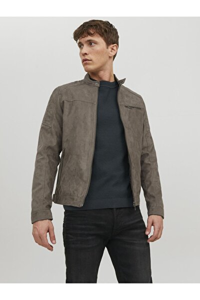 Jack & Jones Kunstwildlederjacke Kunstwildlederjacke