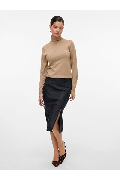 Vero Moda Rock VMBAABA Hohe Taille Langer Rock