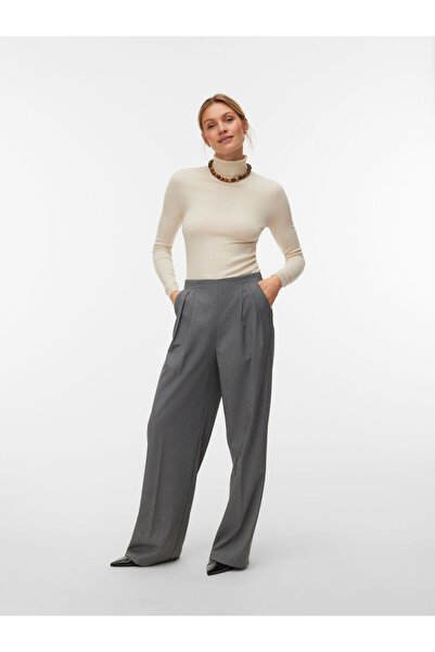 Vero Moda Hose mit weitem Beinschnitt VMHAILEY Hohe Taille Hose