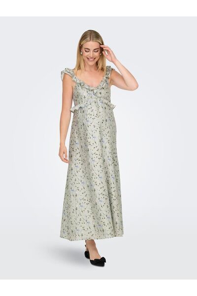 ONLY MATERNITY Kleid OLMSHYLA Langes Kleid
