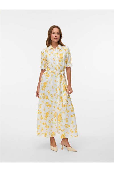 Vero Moda Kleid VMGRY Langes Kleid