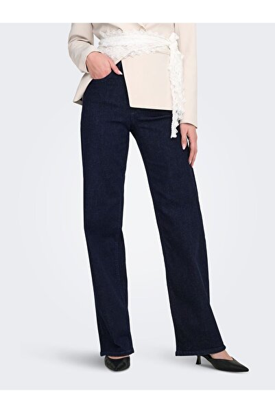 ONLY Jeans mit weitem Bein ONLJUICYHIGH Hohe Taille Weiter Beinschnitt Jeans