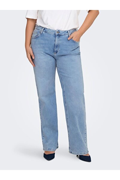 Only Carmakoma Široké džíny CARWILLY s vysokým pasem a širokým střihem nohavic