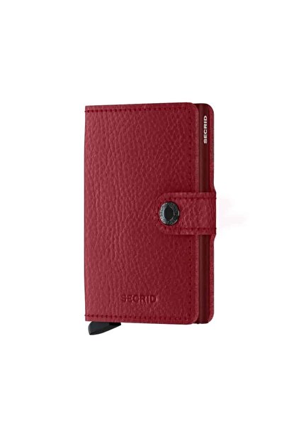 Secrid Miniwallet Veg Tanned Rosso Kartlık Cüzdan Bordeaux
