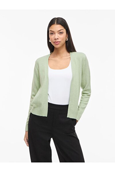 VILA Strickjacke VIRIL Kurzer offener