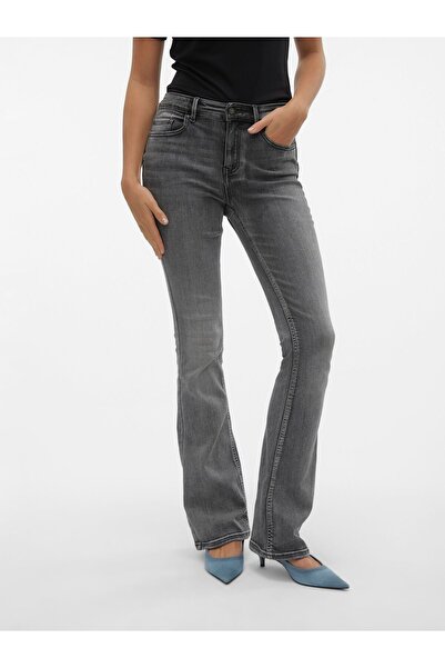 Vero Moda Ausgestellt VMFLASH Mid Rise Ausgestellt Jeans