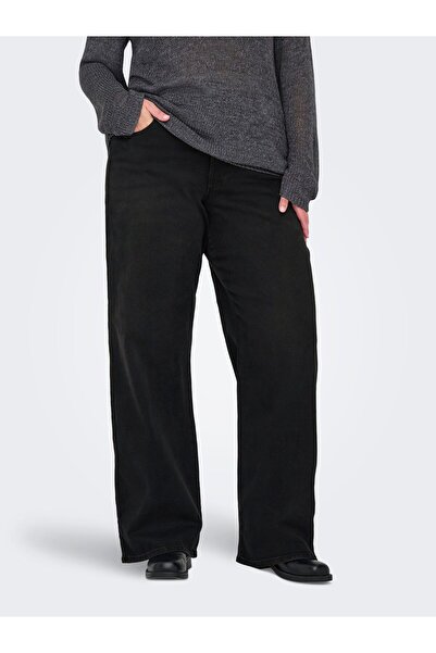 Only Carmakoma Jeans mit weitem Bein CARSNOW Hohe Taille Weiter Beinschnitt J...