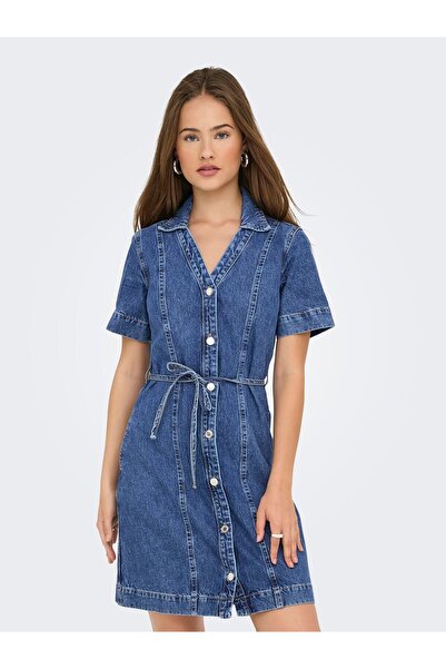 ONLY Jeanskleid ONLFINA Kurzes Kleid