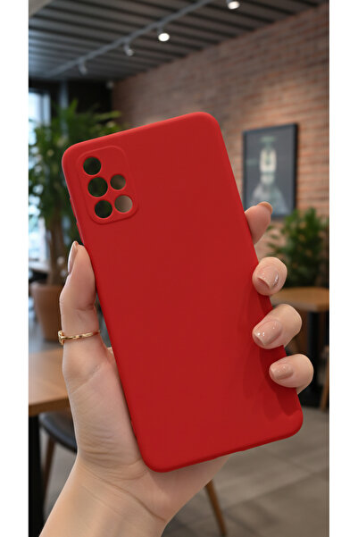 Hatreds Samsung Galaxy M51 Uyumlu İçi Kadife Mat Renkli Kamera Korumalı Kılıf...