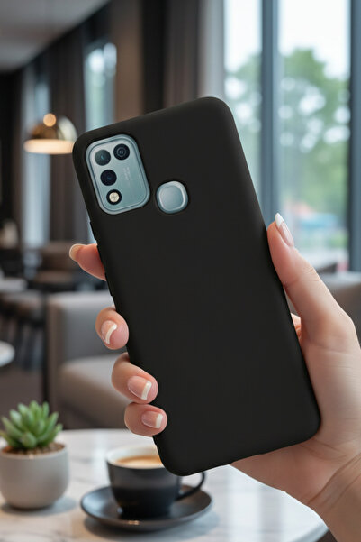 Hatreds İnfinix Hot 10 Play Uyumlu İçi Kadife Mat Renkli Kamera Korumalı Kılı...