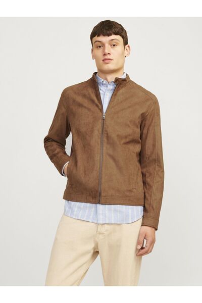 Jack & Jones Kunstwildlederjacke Kunstwildlederjacke