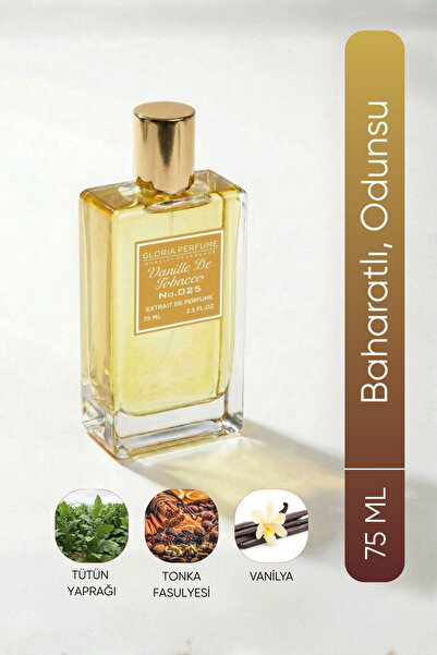 Gloria Perfume Vanille De Tobacco 75 ml Edp Unisex Parfüm