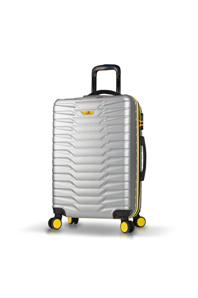 My Valice Croc Abs Orta Boy Gri Valiz