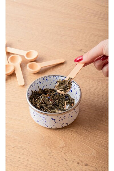 EMAYlab Wooden Bamboo Mini Scale Spice Spoon Set of 6 – 7 cm