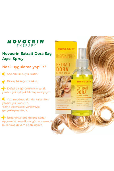 Novocrin Extrait Dora Saç Renk Açıcı 125 ml