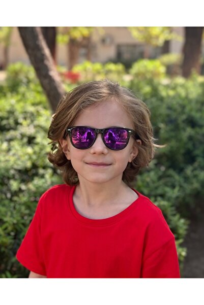 Polo Exchange WAYFARER BLUE/PURPLE MIRROR Polo Exchange Children's Glasses