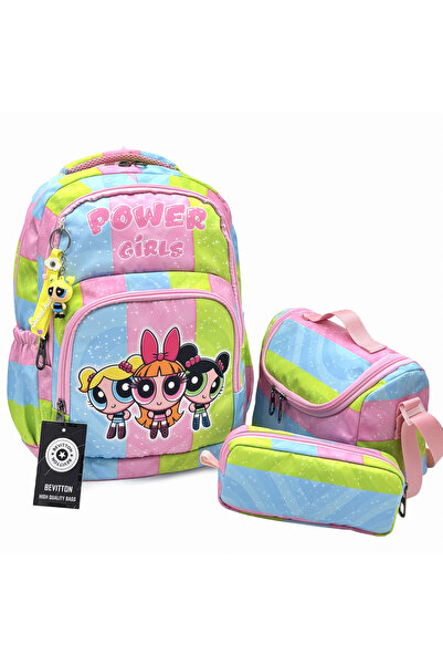 Bevitton Water Resistant Girls' Backpack Primary School Bag 3-Piece Set First...