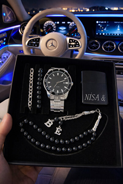 A-STİL TAKI Erkek Sevgililer Gününe Özel Hediye Saat Seti