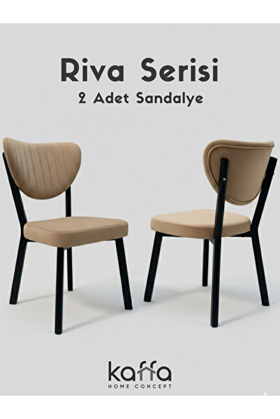 Kaffahome Riva , Modern Mutfak Sandalyesi, Yemek Odası Sandalyesi, Bahçe, Kaf...