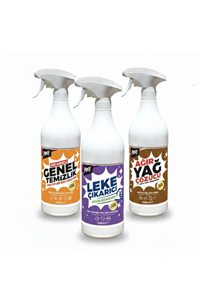 Poxy Sıvı Leke Çıkarıcı + Genel Temizlik + Ağır Yağ Çözücü 1000 Ml