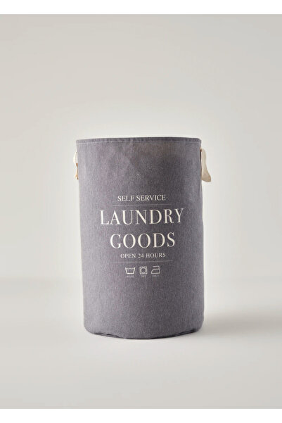 Bella Maison Laundry Goods Çamaşır Sepeti Füme (36x50 cm)