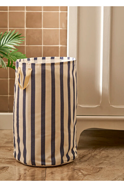 Bella Maison Line Çamaşır Sepeti Lacivert (36x50 cm)