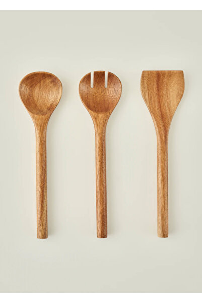 Bella Maison Σετ σερβιρίσματος Allison 3 τεμαχίων από ακακία, φυσικό (29,5x7,...