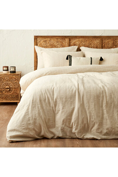 Bella Maison Set cuvertură de pilota dublă Harvey 100% bumbac Bej (200x220 cm)