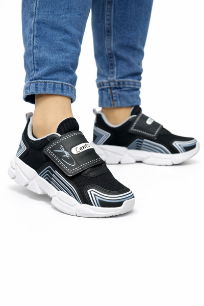 ADIMİST Дитячі унісекс зручні ортопедичні кросівки на липучках з легкою підошвою