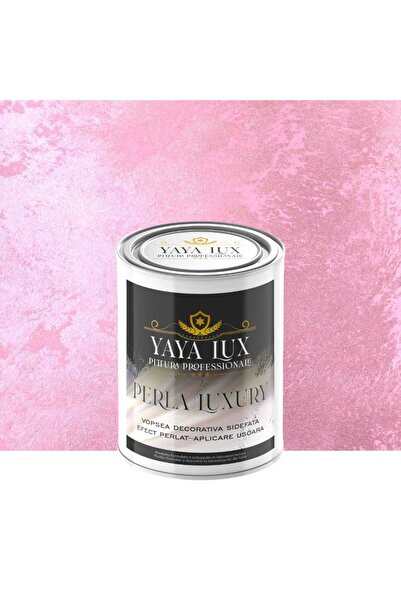 YaYa Color Vopsea decorativa de Lux, Perla Luxury cu Fulgi Perlati, Trandafir...