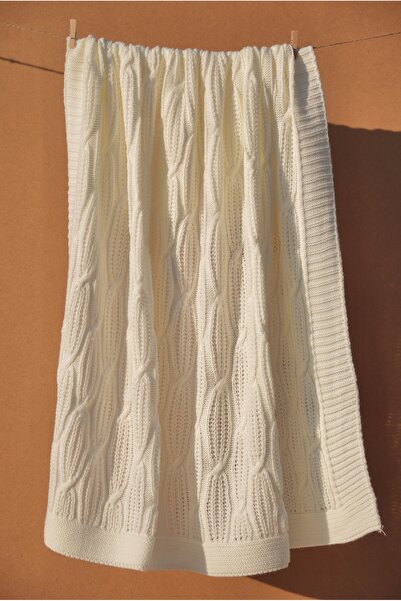 Bursa Trikomer Yenidoğan ULTRA yumuşak kabartmalı triko örme bebek battaniyesi