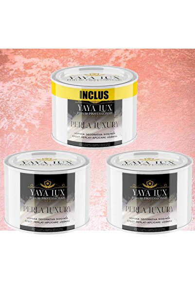 YaYa Color Pachet Promoțional 1,5 Litri Vopsea Decorativă de Lux – Perla Luxu...