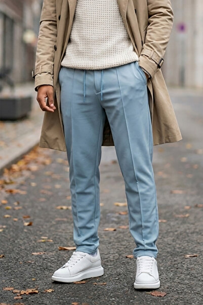 Souris Pantaloni sport jogger material elastic pentru bărbați, croială confor...