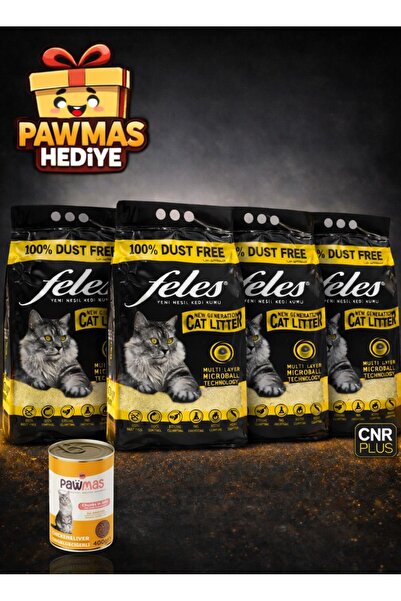 FELES %100 Tozsuz Kedi Kumu 40 Litre