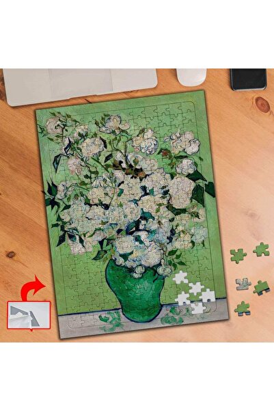 Asilmeydan Beyaz Güller, Van Gogh 240 Parça Puzzle Yapboz Tablo-346475
