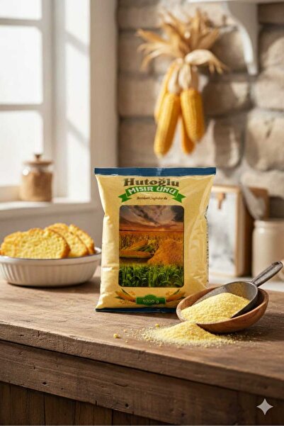 HUTOĞLU . Taş Değirmeni Rize Mısır Unu 1kg Pkt.