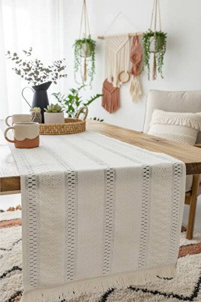 NDC HOME Ham Dantel Runner Masa Örtüsü 35 x 150