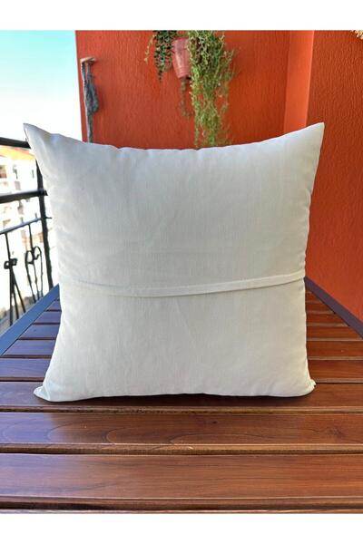punchatolyem Panch Punch Colorful Daisy Pattern Cushion Cover Handmade Handcrafted 43X43 cm