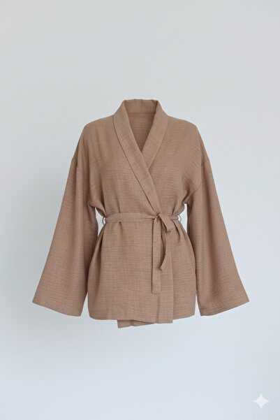 BY SE'MAS WEAR PREMİUM ÜST ÖNDEN BAĞLAMALI ÜST KİMONO