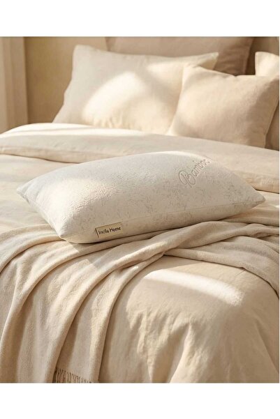 incila home 2 Adet Bamboo Serisi Yıkanabilir Antialerjik Boncuk Elyaf Yastık ...