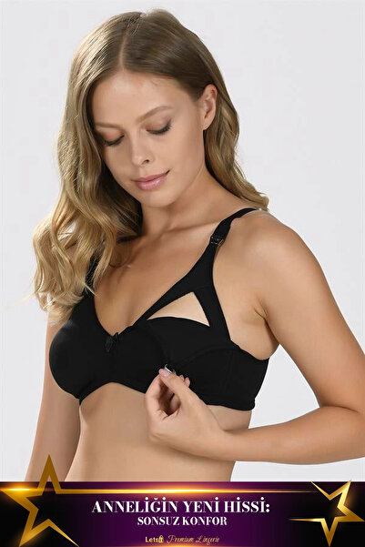 Dodes Seamless Nursing Bra Black Color