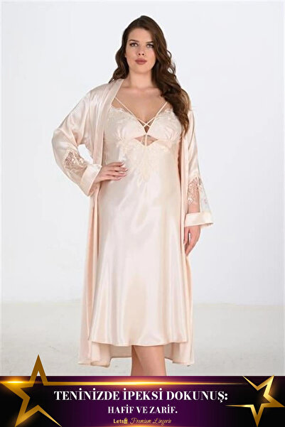 Letsii Large 2-Piece Ivory Pajama Set in Ivory Color