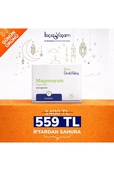 Dr. Ümit Aktaş Magnezyum - Bisglisinat - Yüksek Biyoyararlanım - 60 Kapsül