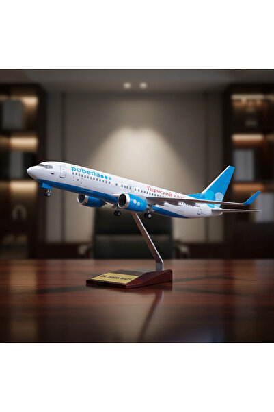 AYDINARTSHOP Victory Airlines 1:85 Ölçekli Dekoratif Uçak Maketi – 47 cm | Ki...